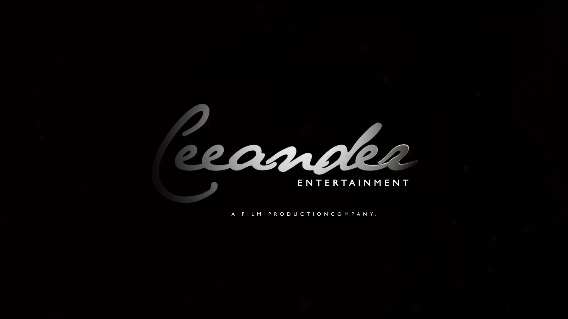 Ceeander Ident — the Ceeander Entertainment logo revealed in silver, light beams off the lettering