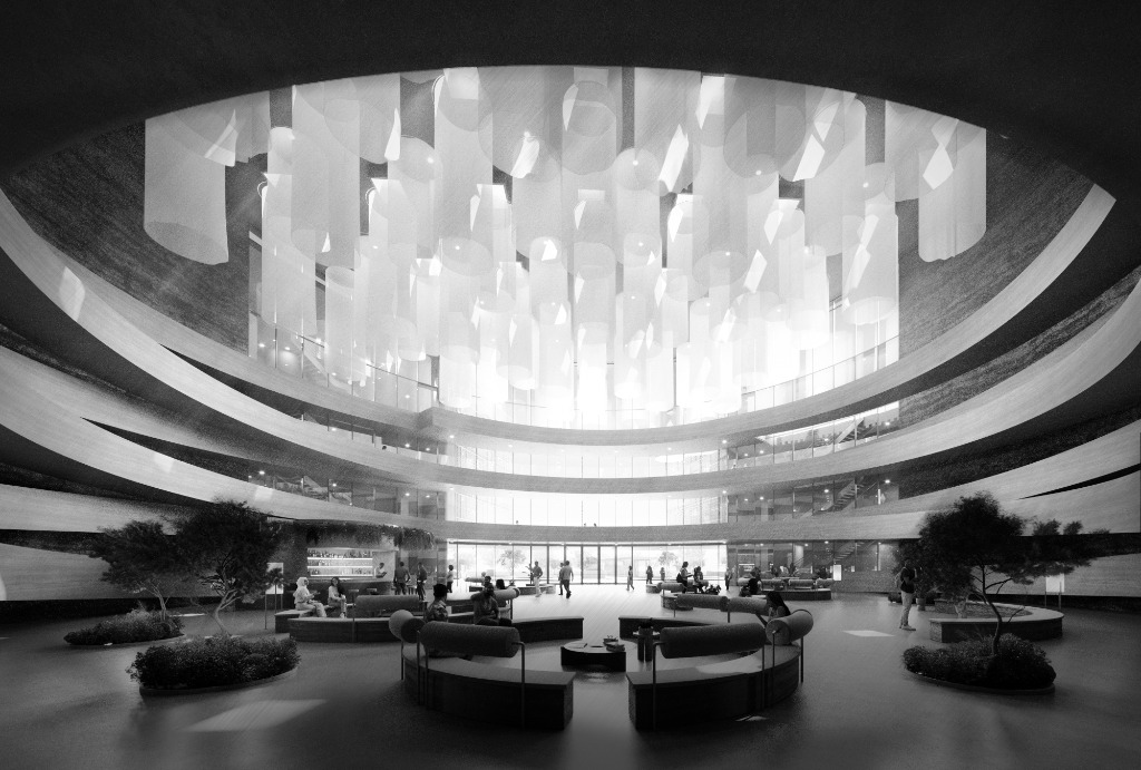 Digital Youth Village (DYV) central atrium