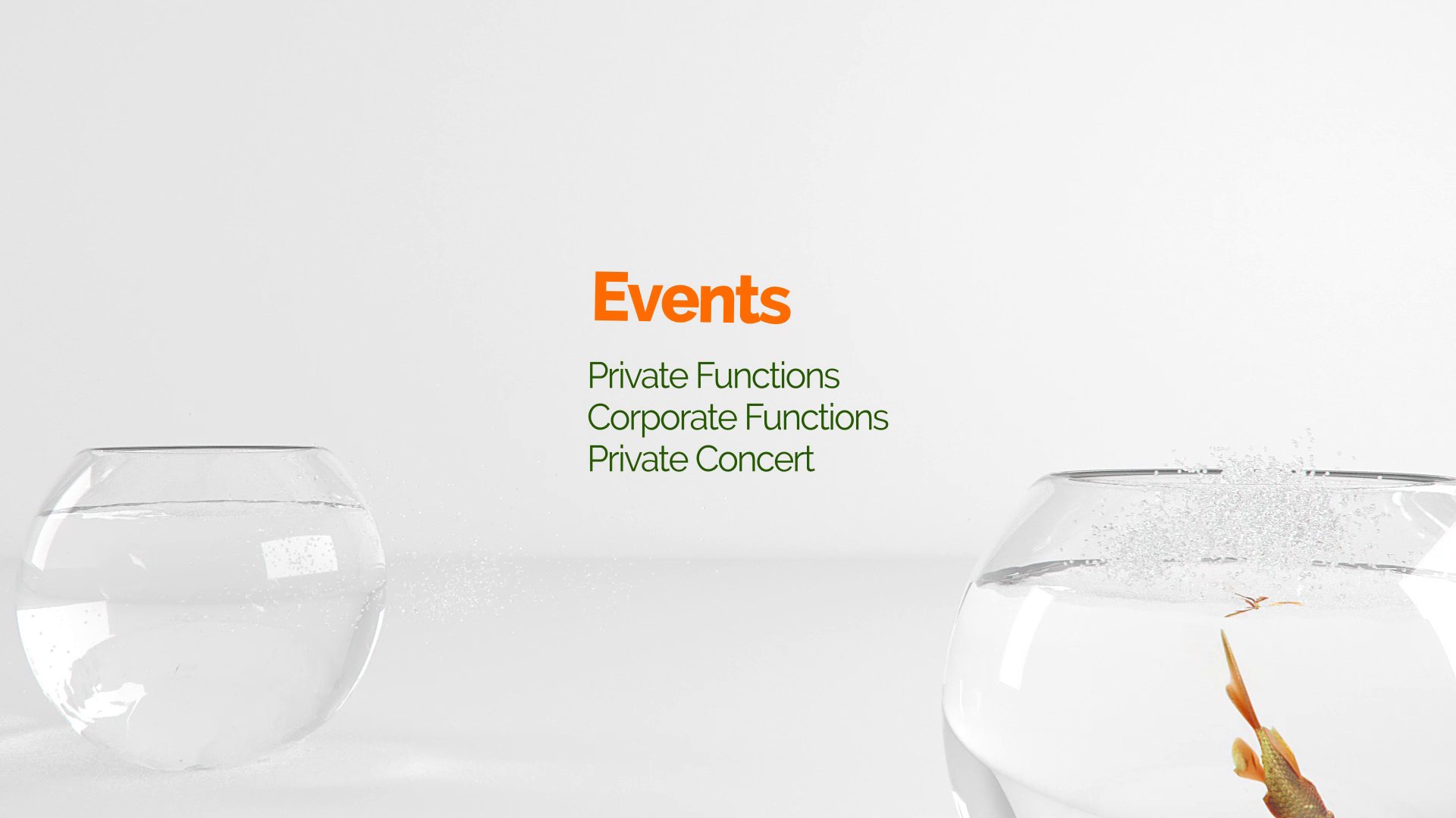 Emerge Co. Ltd Showreel — the Events heading and its three lines