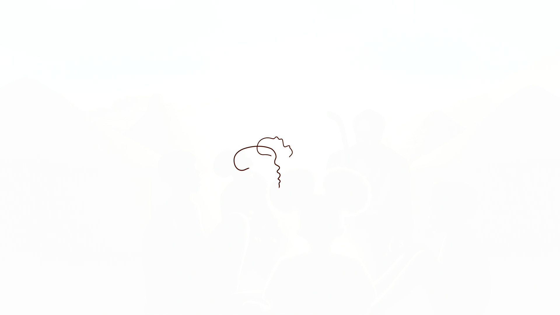 Sunset Storyboard Frame 07 — Bonfire gathering